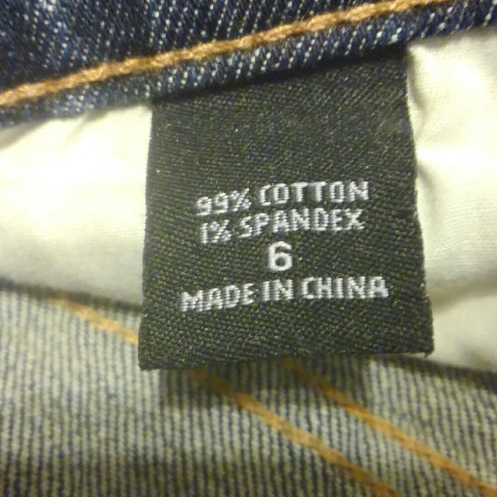 London Jean Premium Quality Stretch Denim Blue Jeans Button Fly Bootcut Sz 6 - Picture 7 of 9